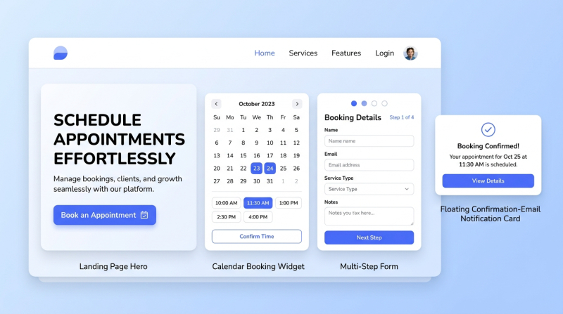 Booking funnel dashboard preview