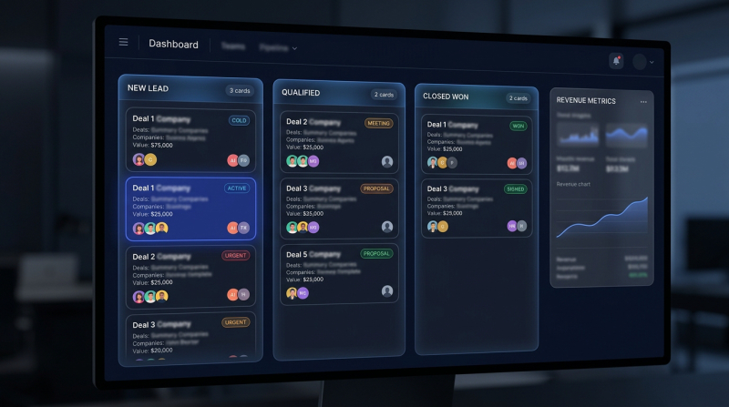 Agency lead pipeline CRM preview